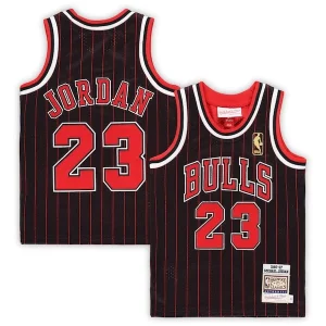 Práctico Comodo Versátil Michael Jordan Chicago Bulls Toddler 1996/97 Hardwood Classics Authentic Jersey Black/Red/White