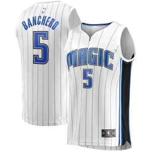Exquisito Elegante Encantador Paolo Banchero Orlando Magic Fast Break Association Jersey White