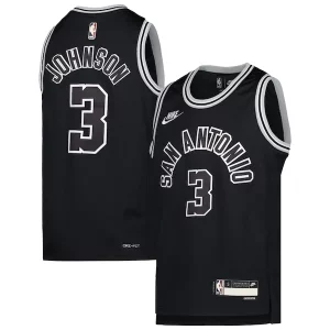 Comodo Keldon Johnson San Antonio Spurs Nike Youth 2022/23 Swingman Jersey Classic Edition Black