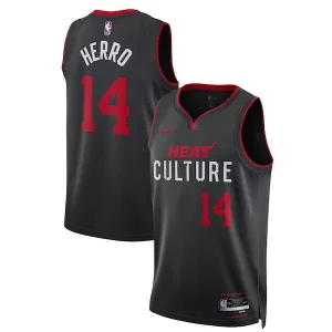 Exquisito Fácil de llevar Elegante Tyler Herro Miami Heat Nike Unisex 2023/24 Swingman Jersey Black City Edition