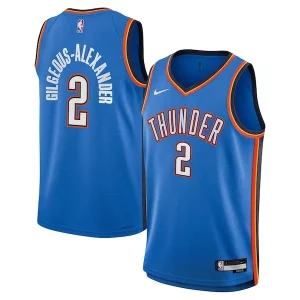 Cool Shai Gilgeous Alexander Oklahoma City Thunder Nike Youth Swingman Jersey Icon Edition Blue