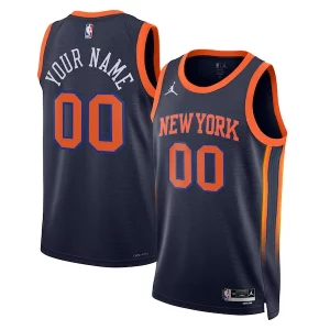 Delicioso Estupendo Increíble New York Knicks Jordan Brand Unisex 2022/23 Swingman Custom Jersey Statement Edition Navy