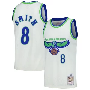Versátil Duradero Chulo Steve Smith Atlanta Hawks Chainstitch Swingman Jersey Cream