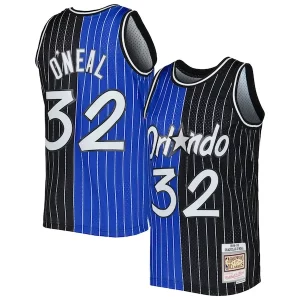 Magnífico Shaquille O'Neal Orlando Magic Hardwood Classics 1994/95 Split Swingman Jersey Blue/Black