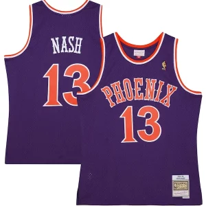 Bonito Ideal Chulo Steve Nash Phoenix Suns 2001/02 Hardwood Classics Swingman Jersey Purple/White