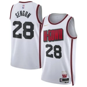 Perfecto Lujoso Alperen Sengun Houston Rockets Nike Unisex 2024/25 Swingman Player Jersey City Edition White