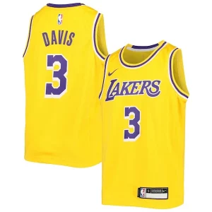 Maravilloso Práctico Anthony Davis Los Angeles Lakers Nike Youth Swingman Jersey Icon Edition Gold