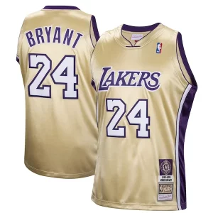 Duradero Kobe Bryant Los Angeles Lakers Hall of Fame Class of 2020 #24 Authentic Hardwood Classics Jersey Gold