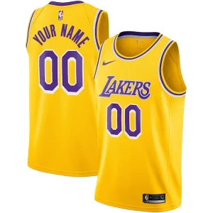 Encantador Fantástico Resistente Los Angeles Lakers Nike Custom Swingman Jersey Gold Icon Edition