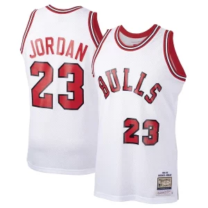 Sofisticado Michael Jordan Chicago Bulls 1984/85 Hardwood Classics Rookie Authentic Jersey White/Red