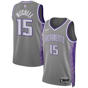 Original Exquisito Comodo Davion Mitchell Sacramento Kings Nike Unisex 2022/23 Swingman Jersey City Edition Anthracite