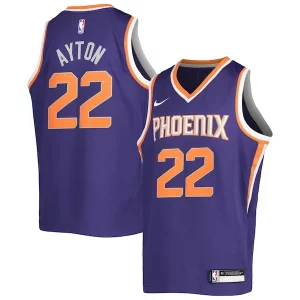 Increíble Deandre Ayton Phoenix Suns Nike Youth Swingman Jersey Icon Edition Purple/White