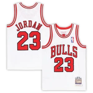Versátil Único Fácil de llevar Michael Jordan Chicago Bulls Preschool 1997/98 Hardwood Classics Authentic Jersey White/Black/Red