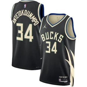 Maravilloso Giannis Antetokounmpo Milwaukee Bucks Jordan Brand Unisex Swingman Jersey Statement Edition Black