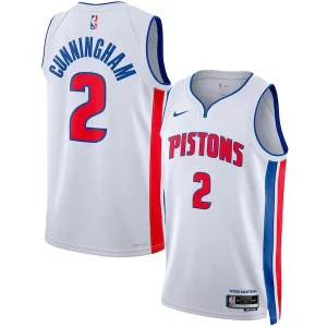 Sofisticado Comodo Fantástico Cade Cunningham Detroit Pistons Nike Unisex Swingman Jersey Association Edition White/Blue