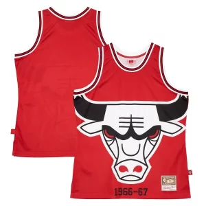 Exquisito Chicago Bulls Hardwood Classics Blown Out Fashion Jersey Red