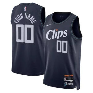 Robusto Lujoso LA Clippers Nike Unisex 2023/24 Custom Swingman Jersey Navy City Edition