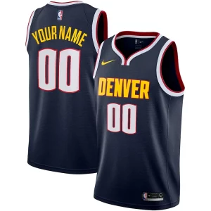 Elegante Versátil Fantástico Denver Nuggets Nike 2022/23 Swingman Custom Jersey Icon Edition Navy