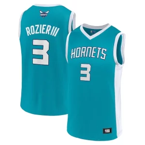 Sofisticado Men's Terry Rozier Teal Charlotte Hornets Player Jersey