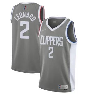 Fantástico Cool Duradero Kawhi Leonard LA Clippers Nike 2020/21 Swingman Player Jersey Gray Earned Edition