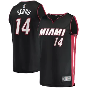 Lujoso Moderno Cool Tyler Herro Miami Heat Fast Break Replica Jersey Icon Edition Black