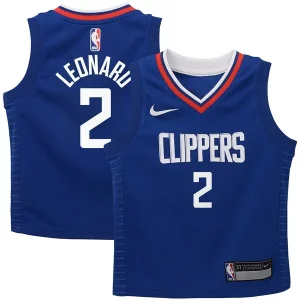 Fácil de llevar Genial Kawhi Leonard LA Clippers Nike Toddler 2020/21 Replica Jersey Icon Edition Royal