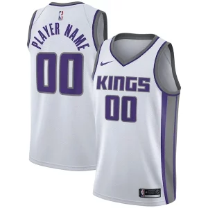 Elegante Sacramento Kings Nike 2020/21 Swingman Custom Jersey Association Edition White