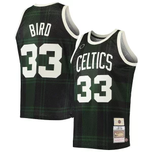 Magnífico Robusto Larry Bird Boston Celtics 1985/86 Hardwood Classics Uninterrupted Swingman Jersey Black