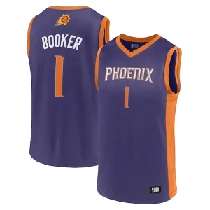 Duradero Men's Devin Booker Purple Phoenix Suns Player Jersey