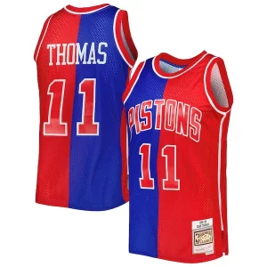 Magnífico Fácil de llevar Atractivo Isiah Thomas Isiah Thomas Hardwood Classics 1988/89 Split Swingman Jersey Blue/Red