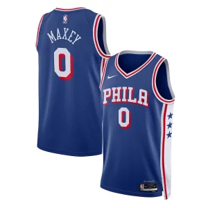 Exquisito Maravilloso Tyrese Maxey Philadelphia 76ers Nike Unisex Swingman Jersey Association Edition Royal