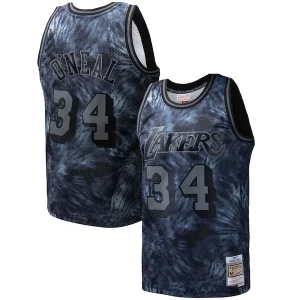 Fácil de llevar Atractivo Shaquille O'Neal Los Angeles Lakers Hardwood Classics 1996/97 Tie Dye Swingman Jersey Black