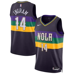 Cool Bonito Brandon Ingram New Orleans Pelicans Nike Unisex 2022/23 Swingman Jersey City Edition Purple