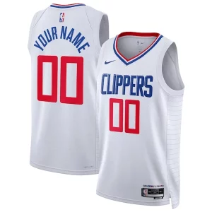 Encantador Clásico Único LA Clippers Nike Unisex Swingman Custom Jersey White Association Edition