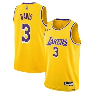 Resistente Anthony Davis Los Angeles Lakers Nike Youth Swingman Jersey Icon Edition Gold