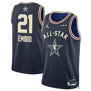 Versátil Joel Embiid Jordan Brand Unisex 2024 NBA All Star Game Swingman Jersey Navy