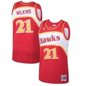 Perfecto Dominique Wilkins Atlanta Hawks 1986/87 Hardwood Classics Swingman Jersey Red