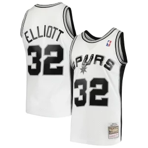 Versátil Práctico Cool Sean Elliott San Antonio Spurs 1998/99 Hardwood Classics Swingman Jersey White