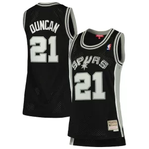 Sofisticado Tim Duncan San Antonio Spurs Women's 1998/99 Hardwood Classics Swingman Jersey Black