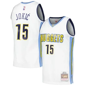 Atractivo Versátil Chulo Nikola Jokic Denver Nuggets 2016/17 Throwback Swingman Jersey White