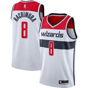 Magnífico Rui Hachimura Washington Wizards Nike 2020/21 Swingman Jersey White Association Edition
