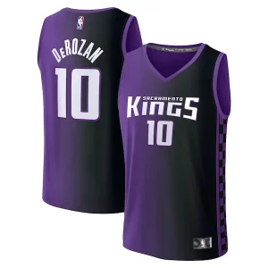 Robusto Original Moderno DeMar DeRozan Sacramento Kings Fast Break Replica Jersey Statement Edition Purple