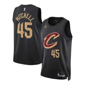 Moderno Bonito Donovan Mitchell Cleveland Cavaliers Jordan Brand Unisex Swingman Jersey Statement Edition Black