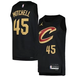 Fantástico Donovan Mitchell Cleveland Cavaliers Jordan Brand Swingman Player Jersey Statement Edition Black