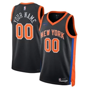 Estupendo New York Knicks Nike Unisex 2022/23 Swingman Custom Jersey City Edition Black