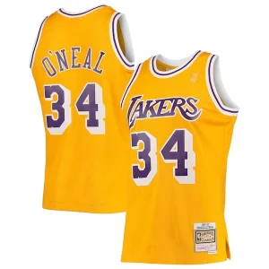 Robusto Magnífico Exquisito Shaquille O'Neal Los Angeles Lakers 1996/97 Hardwood Classics Swingman Jersey Gold/Purple/Royal